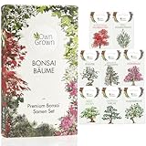 Bonsai Samen Set: Premium Bonsai Starter Kit mit 8 Sorten Bonsai Saatgut – 40 Samen im Bonsai...