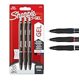 Sharpie S-Gel Gelstifte | mittlere Spitze (0,7 mm) | Gelschreiber mit Schwarzer, blauer & roter...
