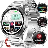 wgzixezn 𝐁𝐥𝐮𝐭𝐳𝐮𝐜𝐤𝐞𝐫 Smartwatch Herren ECG Smartwatch Mit...
