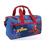 Spider Man Sporttasche Kinder Kindergarten - Spiderman Umhängetasche Schwimmtasche Blau für Kleine...