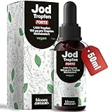 Jod hochdosiert - 1100 Tropfen - 150 µg pro Tropfen, Jod flüssig, Vegan & Produziert in...