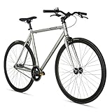 Bergsteiger Kyoto 28 Zoll Singlespeed Fixie Fahrrad, Aluminium Rahmen, Flip-Flop-Nabe, Retro-Design,...