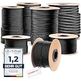 Seilwerk STANKE Polypropylenseil 2mm - 10m Schwarz | Tomaten Schnur, Zeltleine, Campingleine |...