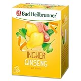 Bad Heilbrunner Ingwer-Ginseng Tee im Filterbeutel, 5er Pack (5 x 15 Filterbeutel)