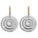 2 x Wärme-Diffusorplatte für Elektro-Gasherd, Glas, Induktion, Herd, Wärme-Diffusor, Kochen,...