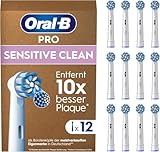 Oral-B Pro Sensitive Clean – ORIGINAL Aufsteckbürsten für Elektrische Zahnbürste – Sanfte...