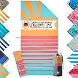 Blumtal Strandtuch XXL aus Mikrofaser - kompaktes und schnelltrocknendes Handtuch/Strandhandtuch...