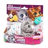 Just Play furReal Newborns Kätzchen, interaktives Haustier, kleines Plüschkätzchen mit...