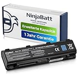 NinjaBatt Akku für Toshiba PA5024U-1BRS PABAS260 Satellite C850 C850D C855 C870 L850 L855 L870 P850...