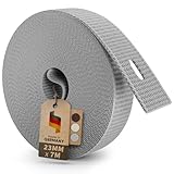 MEISTERBAU - 7m Rolladengurt 23mm [Made in Germany] - Rolladenband für Rollläden an Türen und...