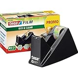 tesa Easy Cut Economy Klebebandabroller mit ecoLogo für Tische/Ökologischer Tischabroller mit...