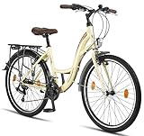 Licorne Bike Stella Premium City Bike in 24,26 und 28 Zoll - Fahrrad für Mädchen, Jungen, Herren...