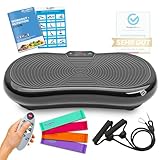 Bluefin Fitness Ultra Slim Power Vibrationsplatte | Innovativer Vibro Shaper | 5 Programme + 180...