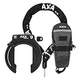 AXA Block XXL + ULC 100 + Set mit Tasche – Rahmenschloss mit Kette – Sicherheitsstufe 12 –...