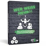 WER Weiss MEHR - Kartenspiel für Erwachsene und Kinder | Quiz-Spiel | Gesellschaftsspiel-e |...