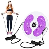 Herefun Twist Waist Disc Balance Board mit Kordelzug, Tailientwister Fitness, Fitnessgerät...
