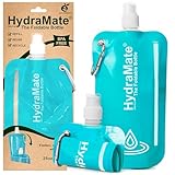 HydraMate Faltbare Trinkflasche 750ml Wiederverwendbare Faltbare Wasserflasche. Zusammenklappbare,...