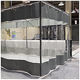 Transparente wasserdichte Planen-Seitenteile für den Außenbereich, Pergola, Garten, Terrasse,...