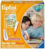 Ravensburger - tiptoi Starter Set Deluxe – Player + Ladestation + Buch Mein Bild der Wörter Die...