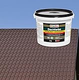 Dachfarbe Sockelfarbe Dachbeschichtung Dachlack Dachsanierung Polymermembran 4 kg Braun
