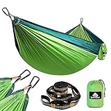 NATUREFUN Ultraleichte Reise Camping Hängematte | 300kg Tragkraft (275 x 140 cm) Atmungsaktiv,...