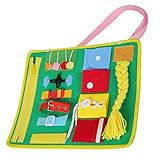 Cryfokt Lernspielzeug für mit Reißverschluss und Schnalle Zum Binden von Schuhen, Lernspielzeug...