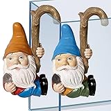 Gujugm Gartenzwerge für Außen, Niedliche Zwergstatue, Zwergfigur, Ornament, Schaufel halten, 2...