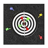 WIYETY Filz Dartboard Wandschutz 60x60cm: Wandschutz für Dartspiel für Dartboard,...