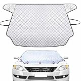 Frontscheibenabdeckung Winter, 153 * 125CM Windschutzscheibenabdeckung Auto Abdeckplane Winter...