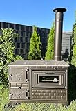 Outdoor-Küchenofen Terrassenofen 9 kW Kuzine Soba/Gartenküche Holzofen Ofen mit Holzkohle...