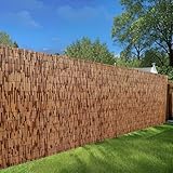 Schilfrohrmatte Bambus Sichtschutz Schilfmatte Sichtschutzzaun 60cm 90cm 100cm 120cm 140cm 150cm...