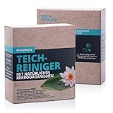 Gretchen - Teichreiniger Bio 200 g (Pulver) - Teichreinigung für klares Wasser natürlich,...