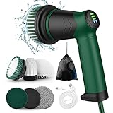Elektrische reinigungsbürst,Cleaning Brush mit 6 austauschbaren Reinigungsköpfen,Spin Scrubber 2...
