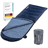 Skandika Deckenschlafsack Dundee Flanell | Baumwolle, Luxus-Qualität, koppelbar, Doppelschlafsack,...