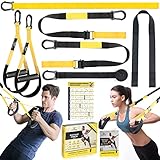 COFOF Schlingentrainer - Professionelles Sport Kit für Ganzkörpertraining, mit Großem Griff,...
