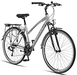Licorne Bike Premium Trekking Bike in 28 Zoll - Fahrrad für Jungen, Mädchen, Damen und Herren -...