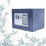 Safe Box Tresore für Zuhause, feuerfest und wasserdicht Safe mit digitaler Tastatur und Schlüssel,...