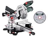 Metabo KGS 216 M Set Kappsäge (Karton, mit 2. Hartmetall-Sägeblatt, Klasse M, mit...