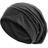 style3 Slouch Beanie aus atmungsaktivem, feinem und leichten Jersey Unisex Mütze Haube Bini...