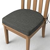 AddGrace Stuhlkissen für Esszimmerstühle, 43 x 40 x 5 cm, rutschfeste, U-förmige Sitzkissen mit...