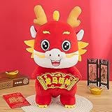 Yawdil Jahr des Drachen Maskottchen Plüsch Puppe Neues Jahr Tierkreis Drachen Plüsch Tier...