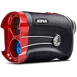 AOFAR GX-2S Laser Golf Entfernungsmesser mit Slope On/Off,600M Weiß Golf Rangefinder mit Flag-Lock...