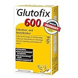 Glutolin Glutofix 600 | Etikettier- und Bastellkleber | Farblos | für Kinder | für Pappmaché |...