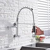 Küche Taps Küchenarmatur Wasserhahn Schwarz/Chrom Messing Küche Waschbecken Mixer Wasserhahn...