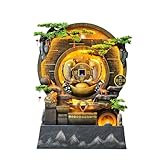 Gartenhofbrunnen Steingarten-Wasserbrunnen, Wohnzimmer-Hof-Wasserwand-Kunsthandwerk,...