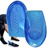 Orthopädische Einlegesohlen | Silikon-Fersenpolster zur Beinkorrektur, Silikon-Fersenpolster,...