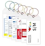 Honizer 6er-Pack Kofferanhänger für Kreuzfahrten – Wasserfeste transparente AIDA Kofferanhänger...