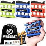 FitBeast Fingerkrafttrainer, Fingerübungsgerät zur Verbesserung der Geschicklichkeit und Kraft den...