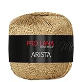 Frida's Wollhaus Pro Lana 25 g Arista Häkelgarn Effektgarn Glitzergarn Lurexgarn weich 12 Farben...