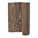 casa.pro Strapazierfähige Weidenmatte 'Hyssna' Sichtschutzmatte Sichtschutz aus Weide Zaun 1,5 x 5...